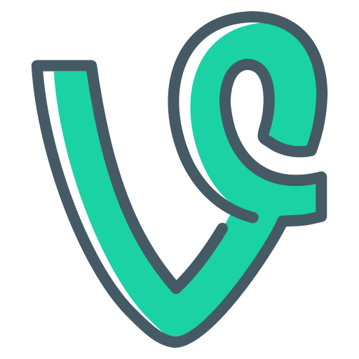 Logo Vine Icon Free Nobackground Png Icon Download (teal, gray, black, white)