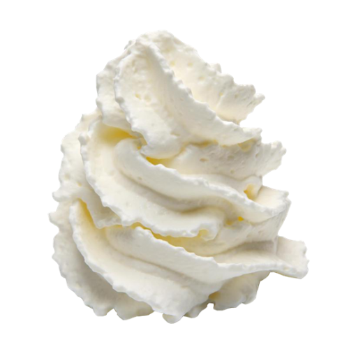 Yogurt Whipped Cream Transparent Png (black, silver, beige)