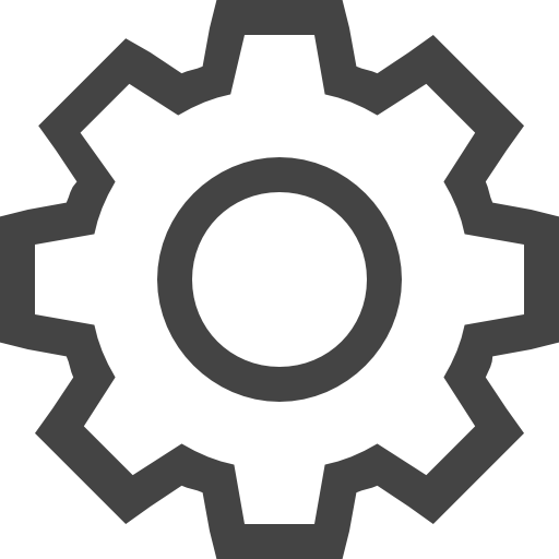 Cogwheel Icon Free Png Icon Download (black, indigo)