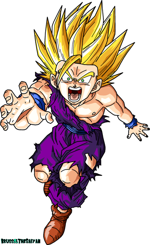 Gohan Goku Png Hd (black, purple, white)