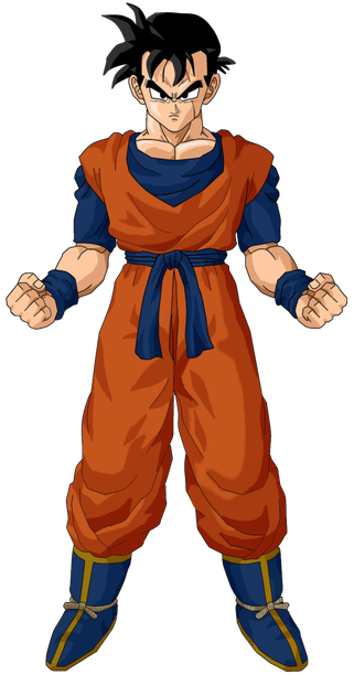 Gohan Goku Transparent Background (black, chocolate)