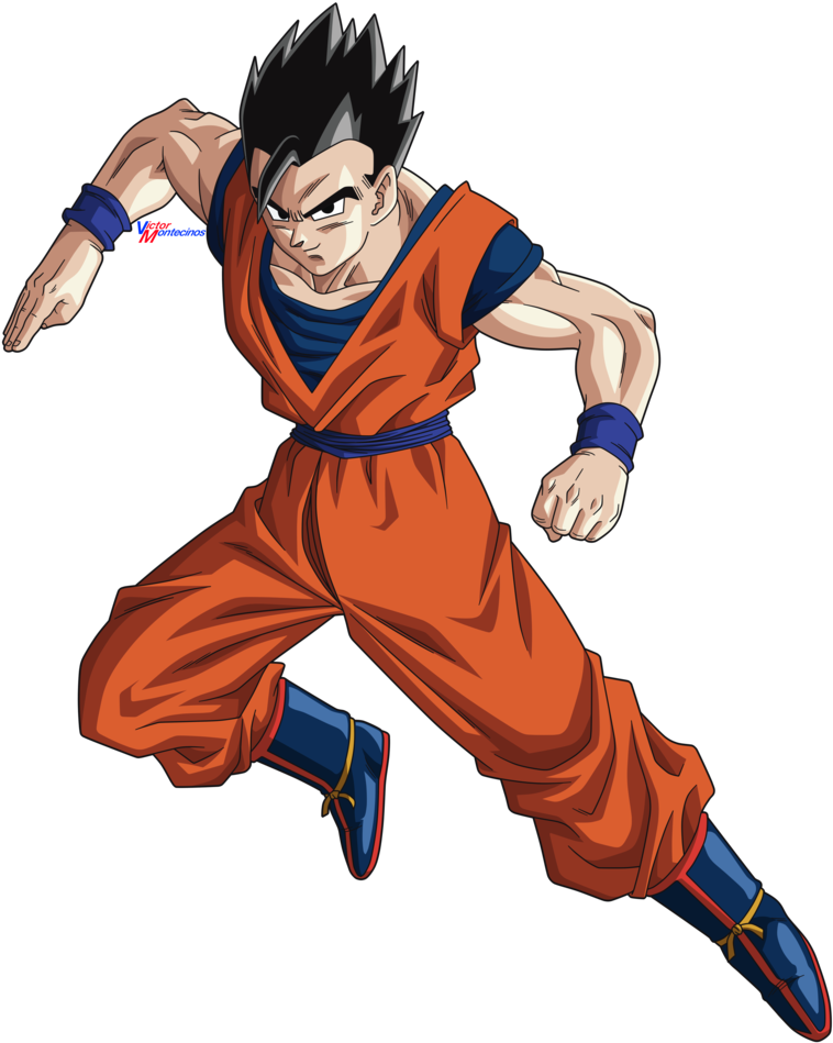 Gohan Png Image (black, chocolate)