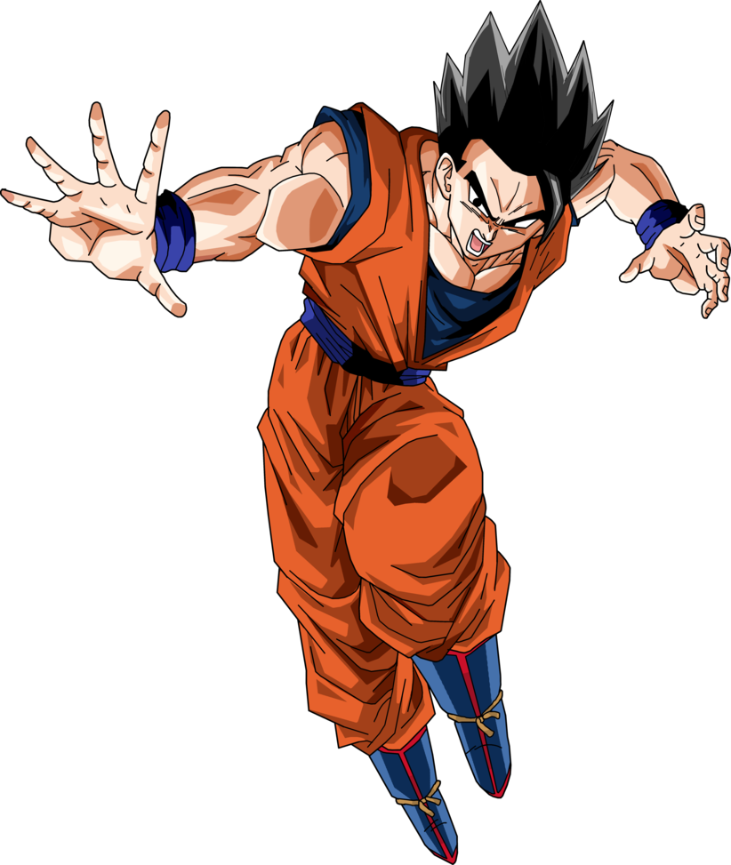 Gohan Transparent Background (black, chocolate)