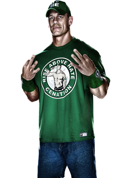 John Cena Png Photo (black, teal, green)