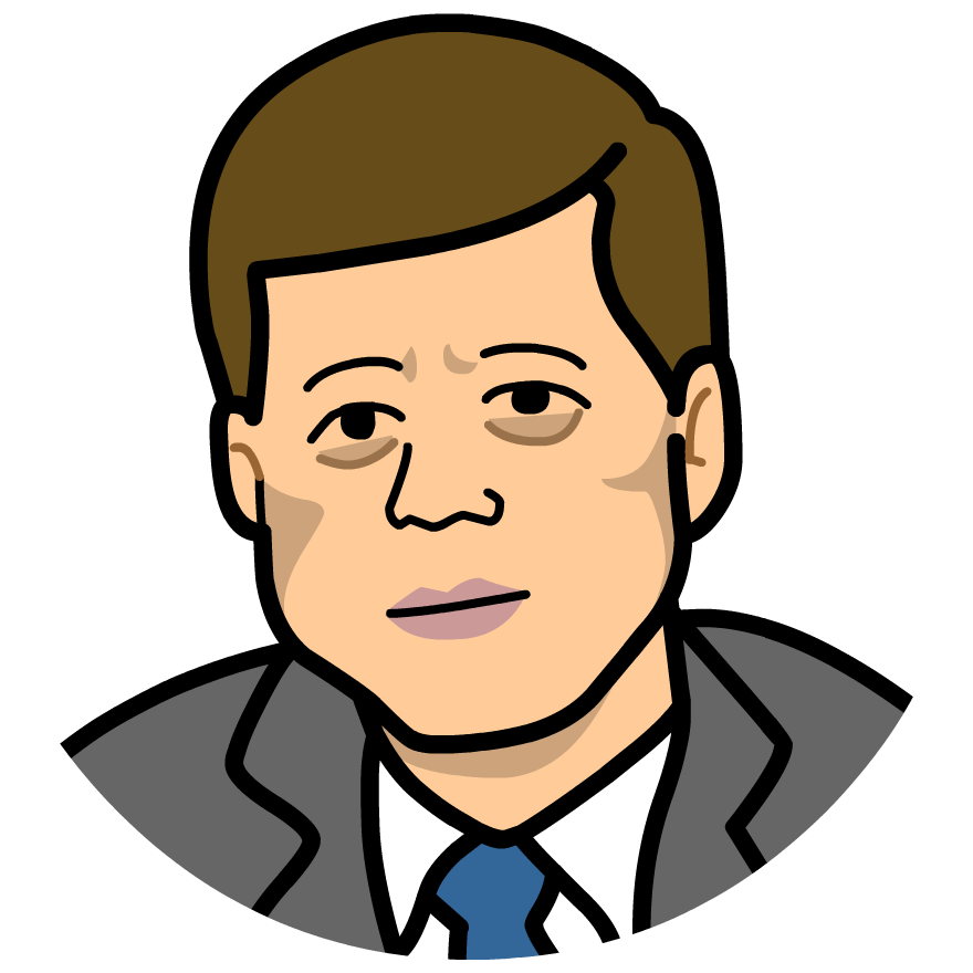 John F. Kennedy Png Pic (gray, pink, olive, black, white)