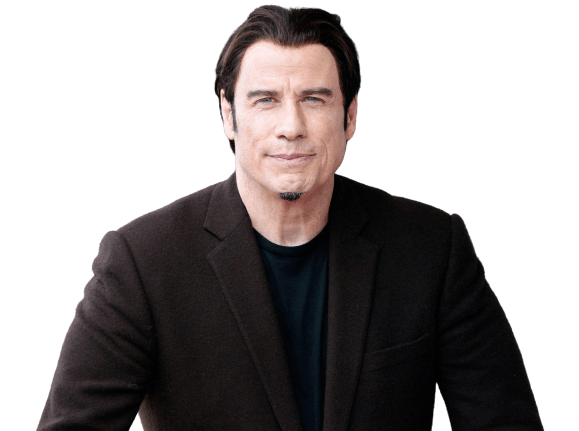 John Travolta Png Clipart (gray, black)