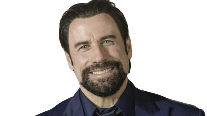 John Travolta Png Image (gray, black)