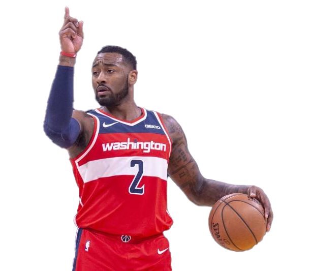 John Wall Png Clipart (white, red)