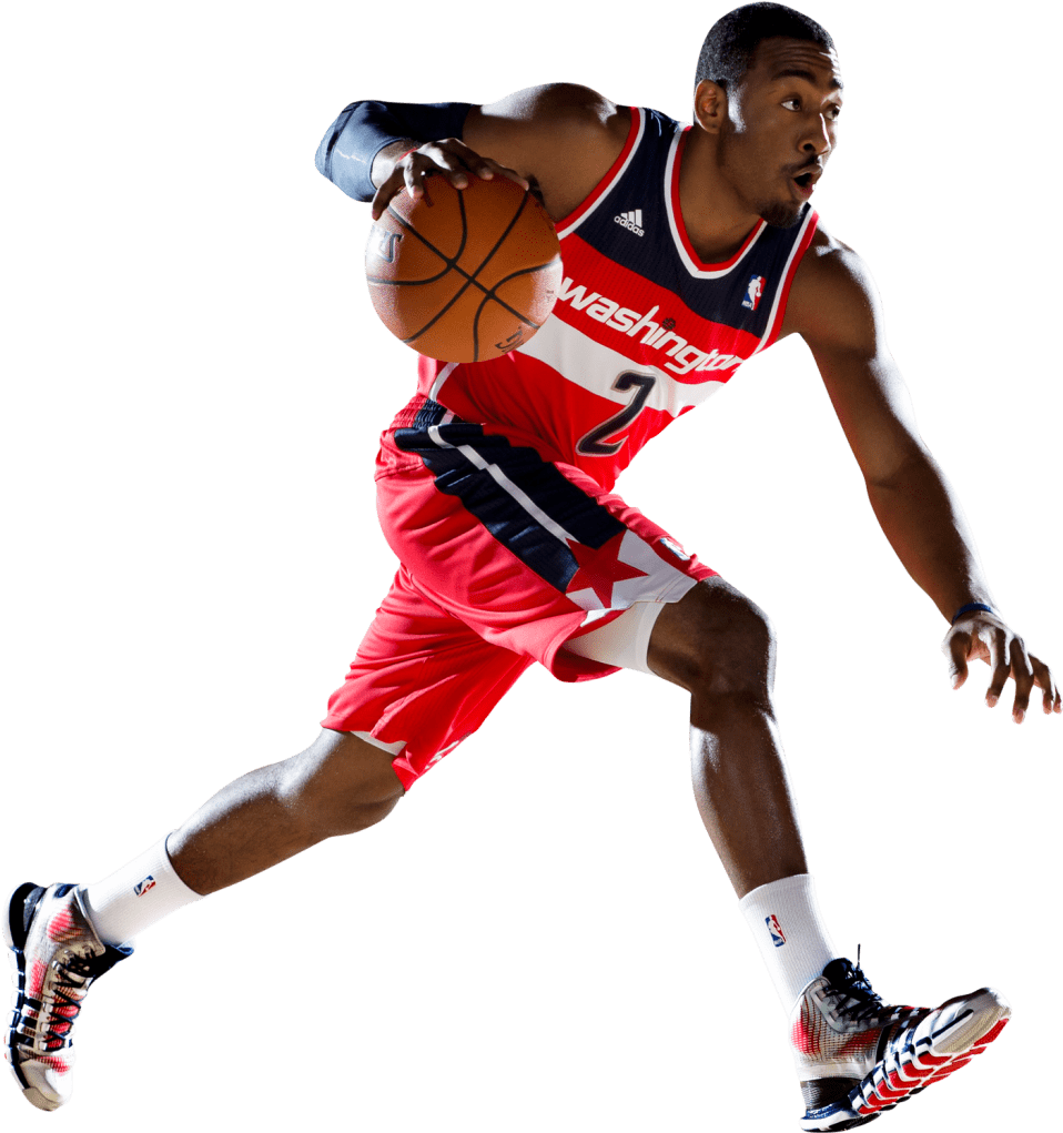 John Wall Png Photo (white, maroon, black)