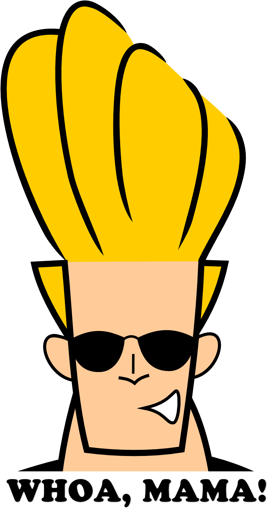 Johnny Bravo Png Photos (pink, black, gold)