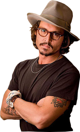 Johnny Depp Png Transparent (maroon, black)