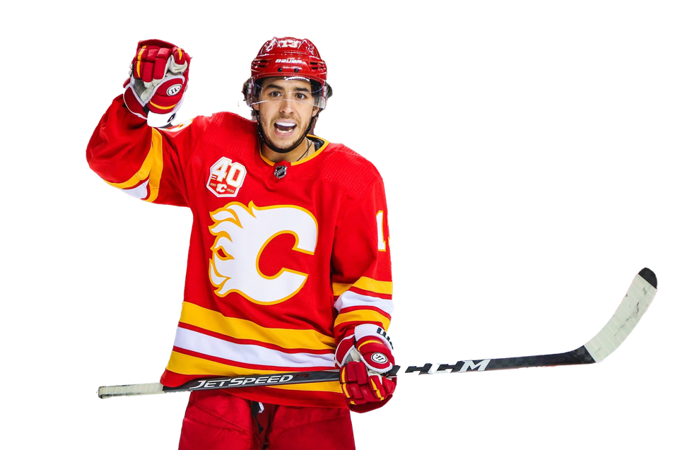 Johnny Gaudreau Png Clipart (lavender, red, indigo, black)