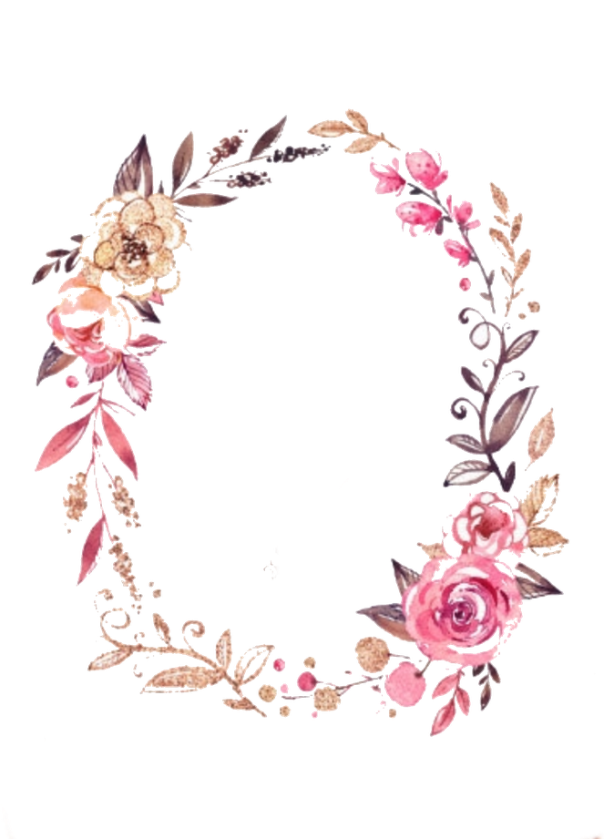 Boho Frame Png Transparent (black)