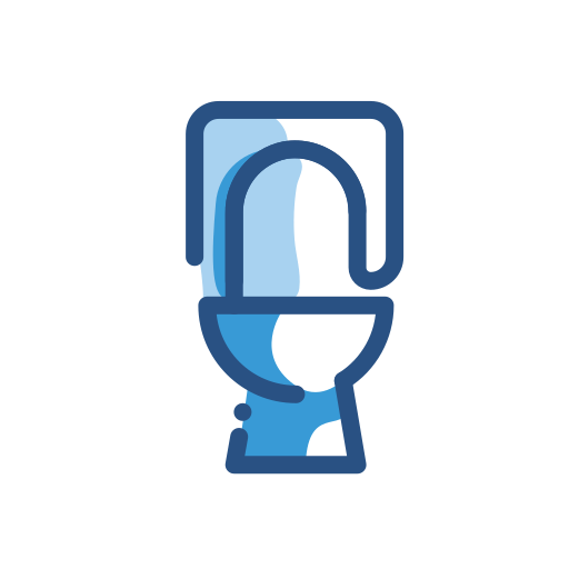 Toilet Bathroom Restroom Wc Icon Free Nobackground Png Icon Download (teal, silver, black)