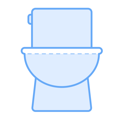 Toilet Free Png Icon Download (silver, white, lavender, black)