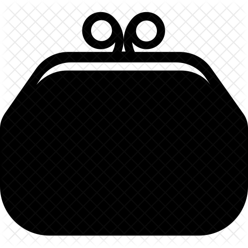 Coin Purse Transparent Png (black)