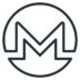 Coin Cryptocurrency Crypto Monero Icon Free Nobackground Png Icon Download (black)