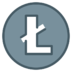 Coin Cryptocurrency Ltc Litecoin Icon Free Transparent Png Icon Download (gray, lavender, black, white)