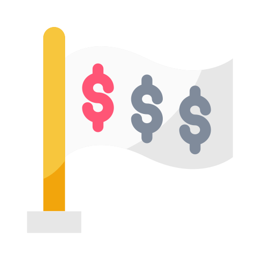 Coin Money Transaction Economy Dollar Business Finance Flag Icon Free Transparent Png Icon Download (white, black, gray, lavender, gold)