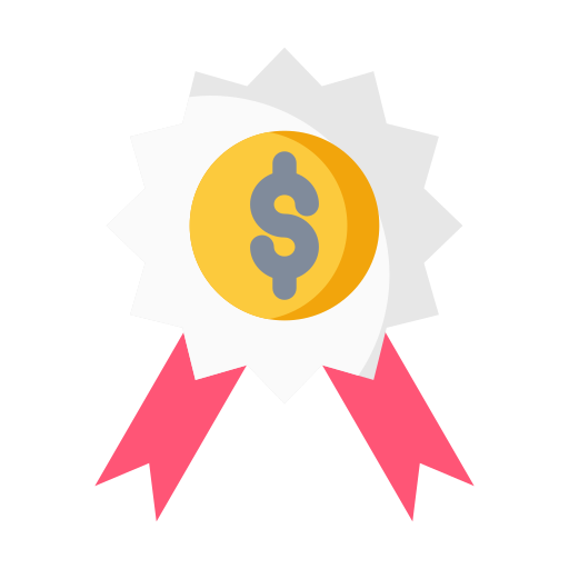 Coin Money Transaction Economy Dollar Business Finance Winner Reward Icon Free Png Icon Download (salmon, white, black, lavender, gold)