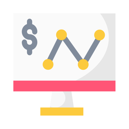 Coin Transaction Economy Dollar Business Finance Monitor Screen Computer Icon Free Transparent Png Icon Download (salmon, white, black, lavender, gold)