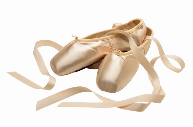 Pointe Shoes Background Png (white)