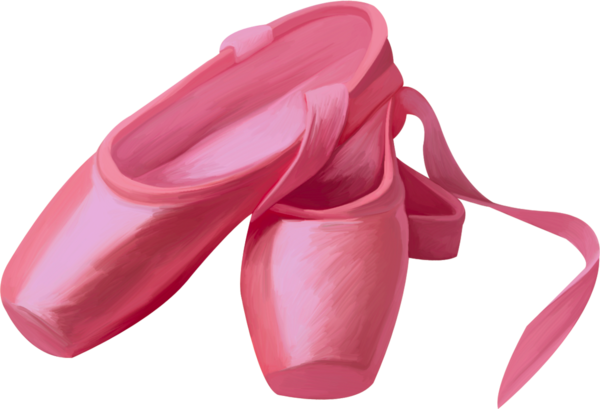 Pointe Shoes Png Photo (black, salmon, plum)