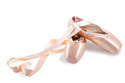 Pointe Shoes Transparent Background (white)