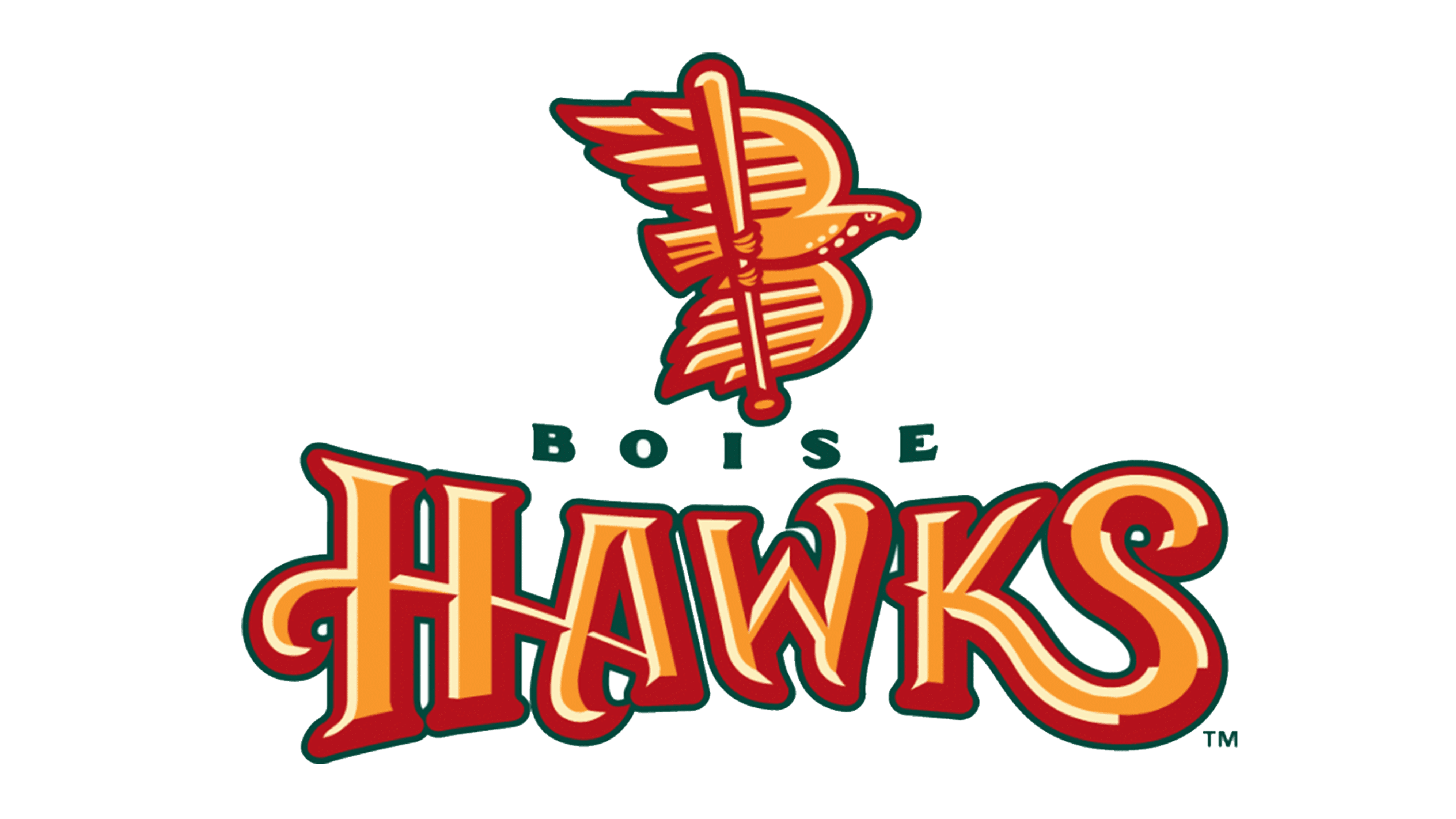 Boise Hawks Png File (orange, gray)