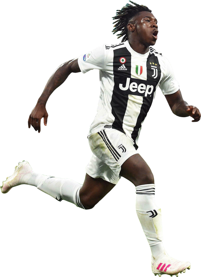 Moise Kean Png Hd (white, black)