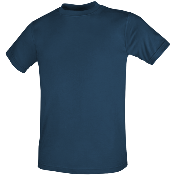 Yoke Neck T Shirt Png Image (black, navy, teal)