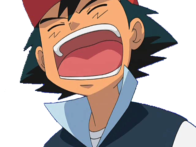 Pokemon Ash Ketchum Transparent Background (white, lavender, indigo, silver, salmon)