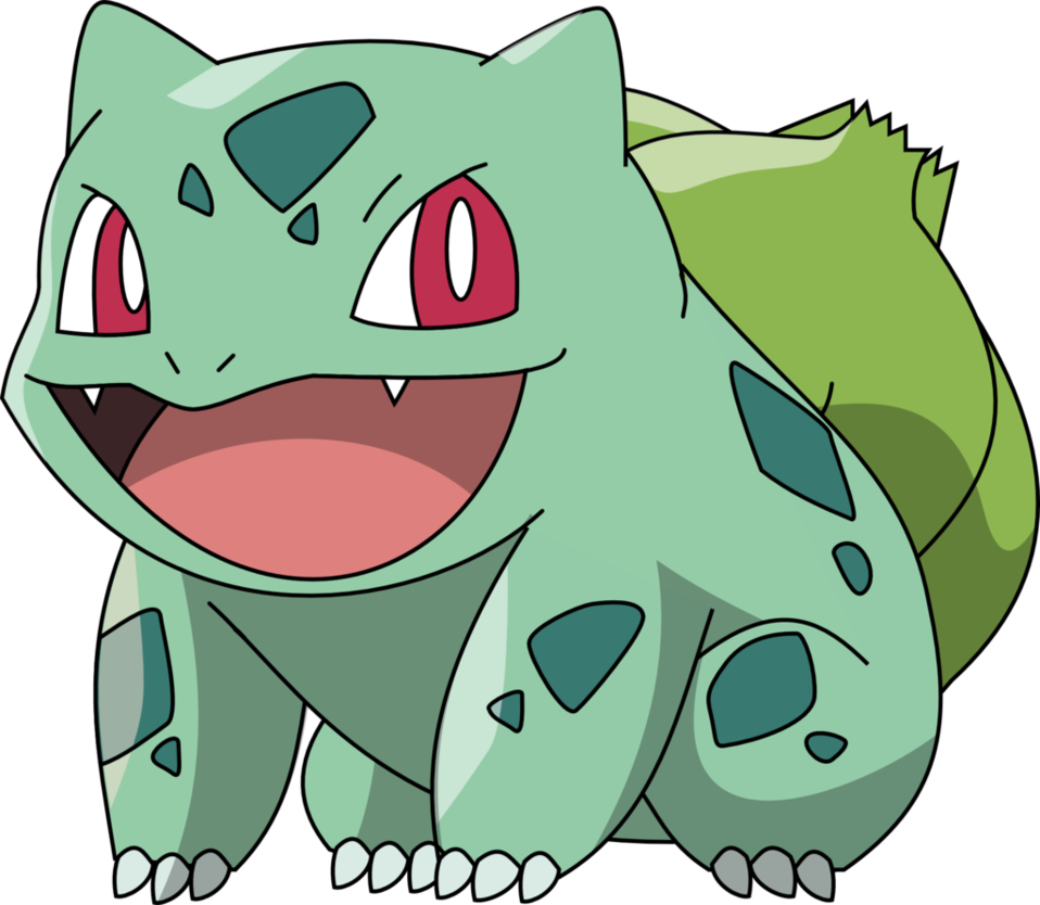 Pokemon Bulbasaur Png Pic (gray, teal, black, silver, salmon)