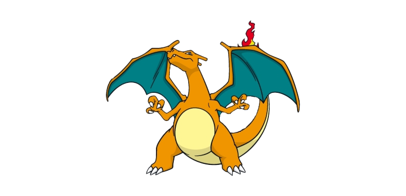 Pokemon Charizard Png Hd (white, teal, beige, orange)