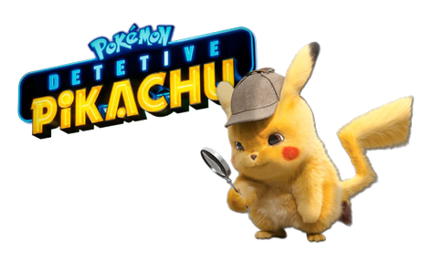 Pokemon Detective Pikachu Movie Png Clipart (black)