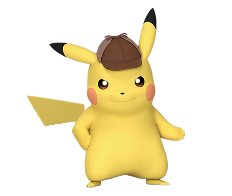 Pokemon Detective Pikachu Movie Png File (salmon, pink, white)