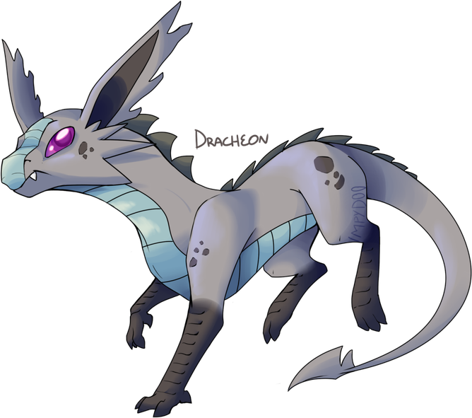 Pokemon Dragon Png Hd Isolated (black, silver)