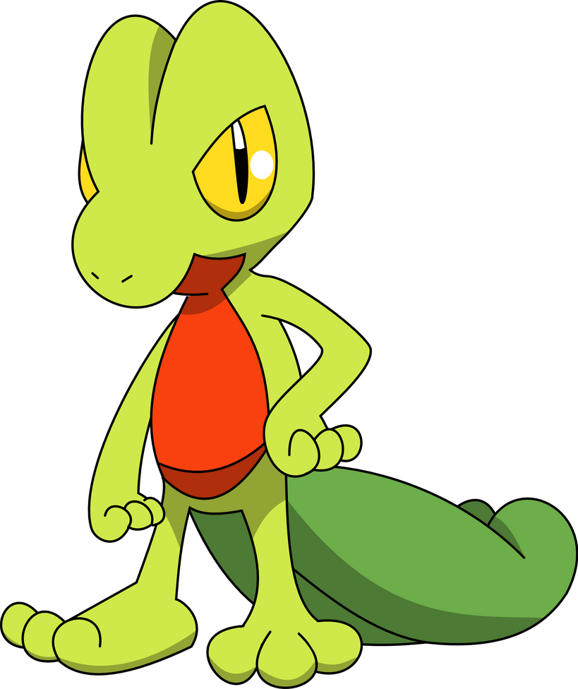 Pokemon Treecko Png File (chocolate, olive, gold, gray, black)