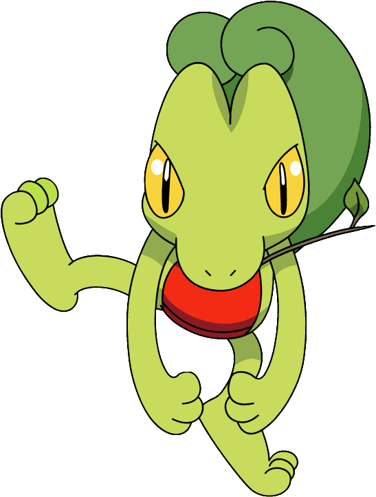 Pokemon Treecko Png Images (red, gray, white, silver)