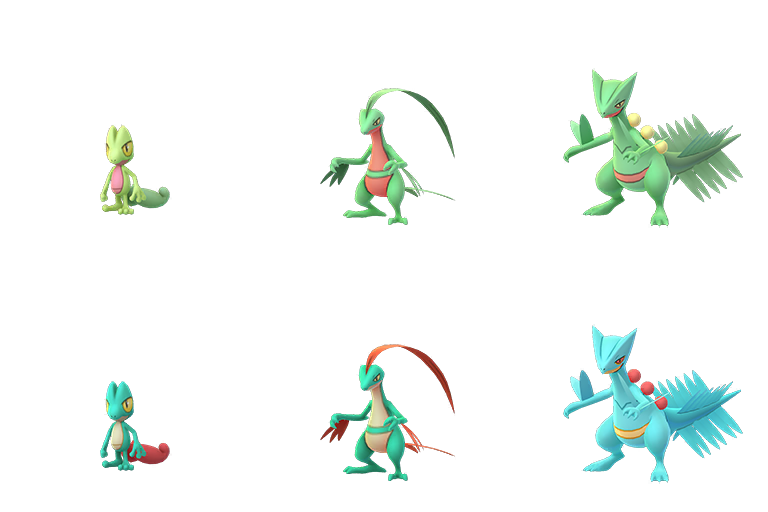 Pokemon Treecko Png Pic (black, teal, gray, green)