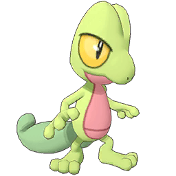 Pokemon Treecko Png (mint, black, pink, silver)