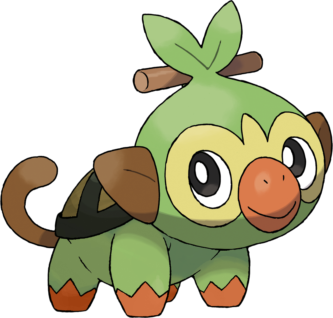 Pokemon Turtwig Png Cutout (olive, gray, white, silver, salmon)