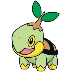 Pokemon Turtwig Png Images (teal, gold, black, silver, salmon)