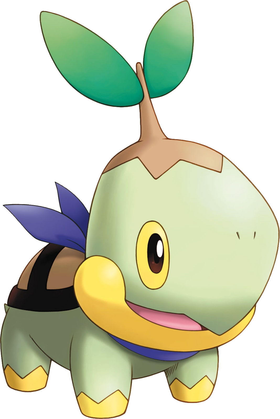 Pokemon Turtwig Png Photo (gray, white, mint, black, beige)