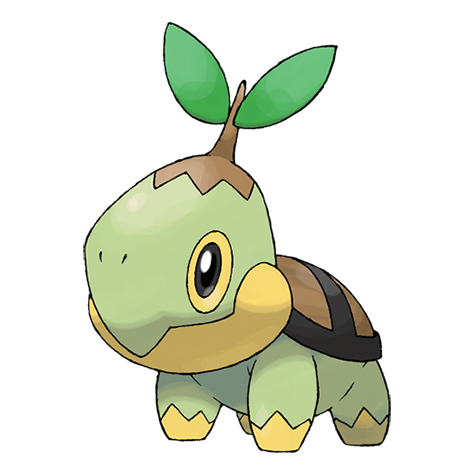 Pokemon Turtwig Png Picture (black, gray, white, silver)