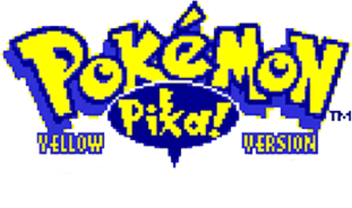 Pokemon Yellow Logo Png Photo (yellow, black, navy)