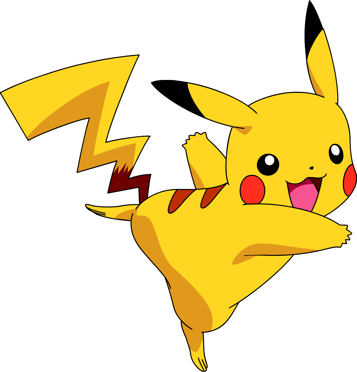 Pokemon Yellow Transparent Png (gold, black, orange)