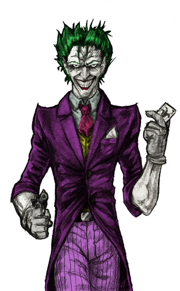 Joker Dark Knight Png Pic (black)