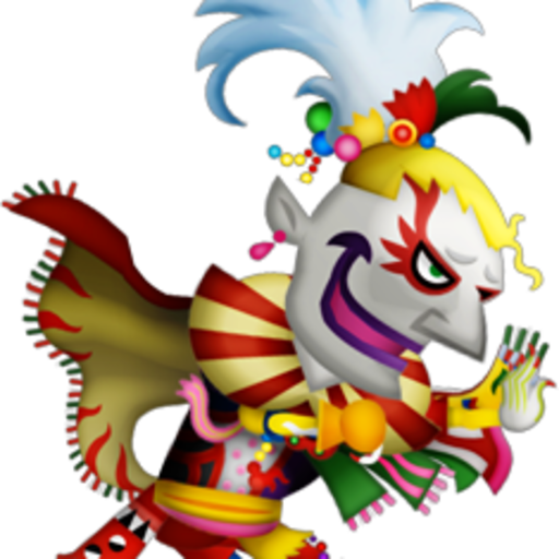 Joker Kefka Palazzo Png Image (lavender, black, silver)