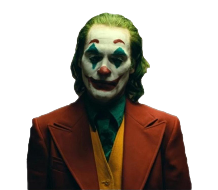 Joker Movie Png (black, maroon, white)